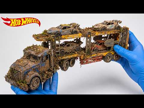 ASMR Hotwheels Car Truck Restoration | Satisfying Hotwheels Car Cleaning thumbnail