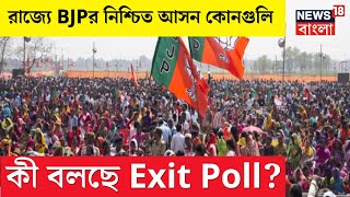 Exit Poll 2024 : রাজ্যে BJPর নিশ্চিত আসন কোনগুলি, কী বলছে এক্সিট পোল ? | N18EP