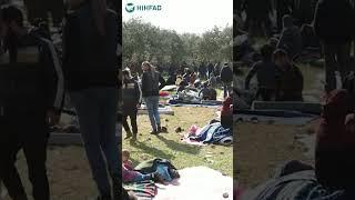 آلاف العوائل الناجية من الزلزال بلا مأوى حتى الأن تصارع برد الشتاء. شمال_غرب_سوريا syria hihfad