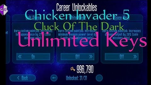 How To Hack (Keys 🔑) In Chicken Invader 5 Cluck Of The Dark By Game Guardian