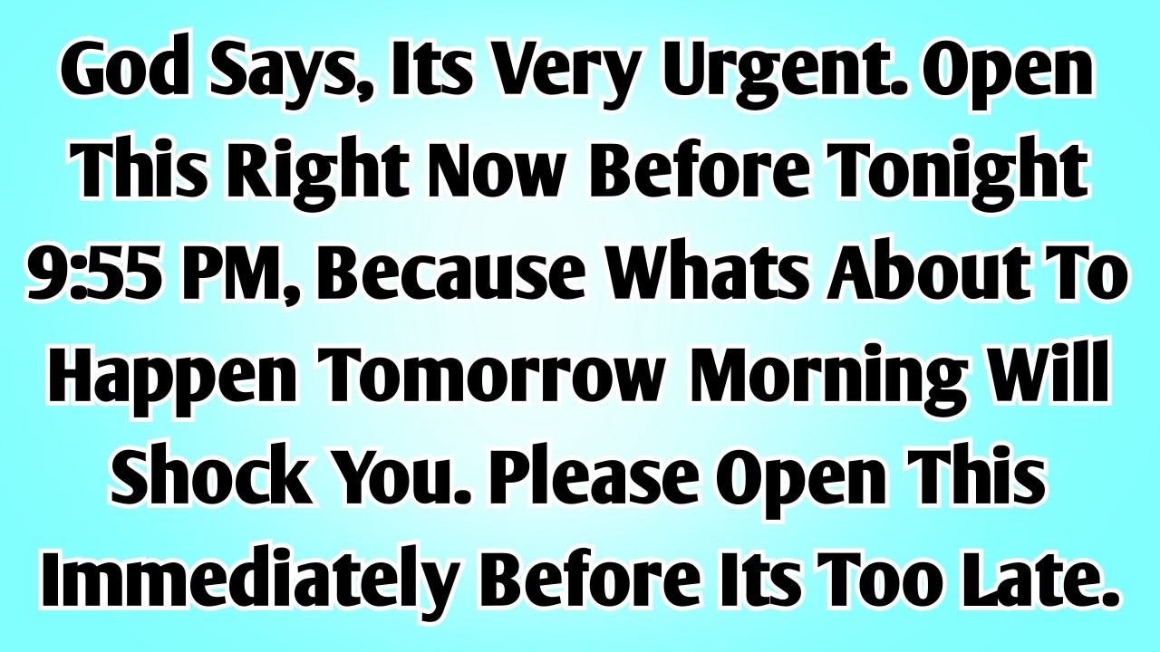 🛑God is begging you. You are chosen to see this rare miracle tonight before 9:00 PM. Don’t tell this