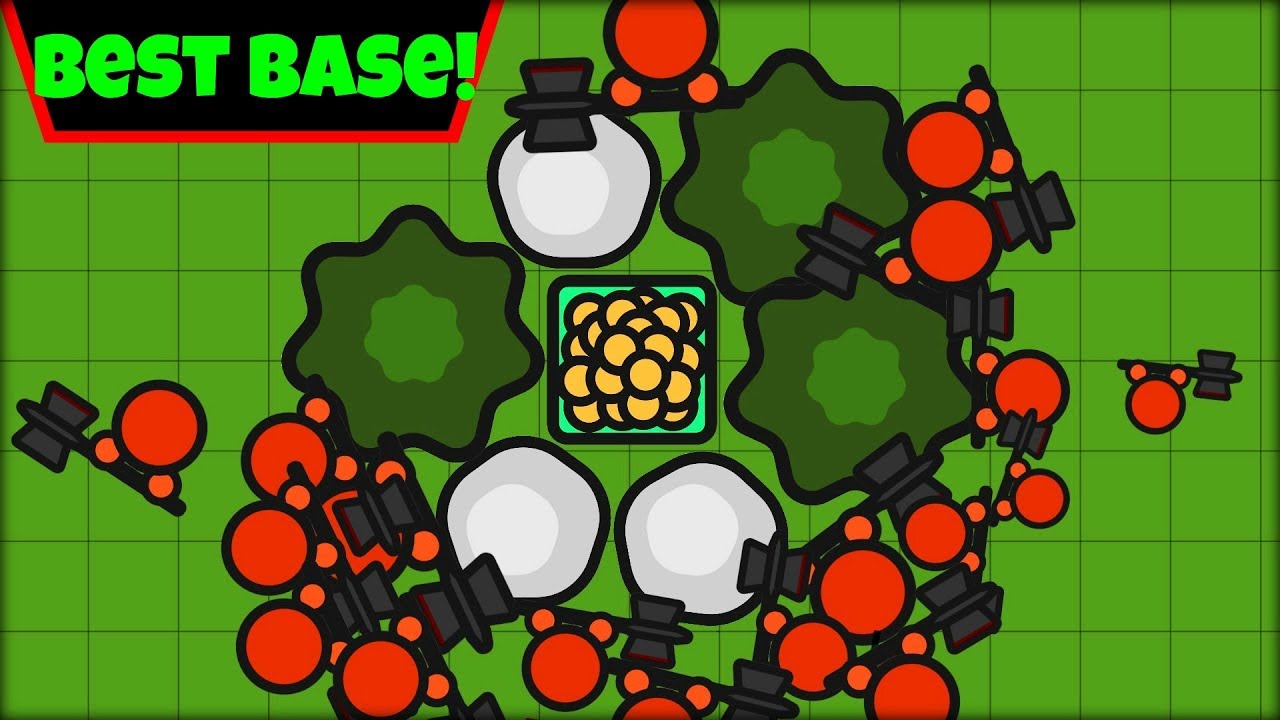 ZOMBS.IO NO UPGRADE CHALLENGE, BEST BASE EVER!