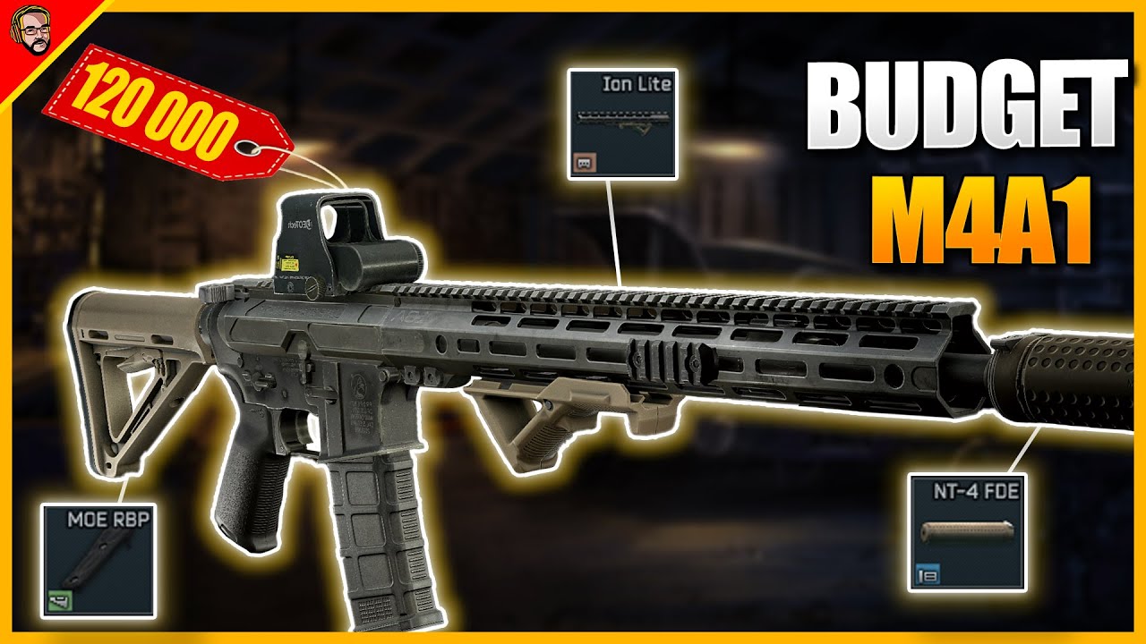 Budget M4 with 50 Recoil for only 120 000 Rubels! NO Traders! Escape