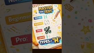 4 Typography Styles for Letter H | Easy to Legendary