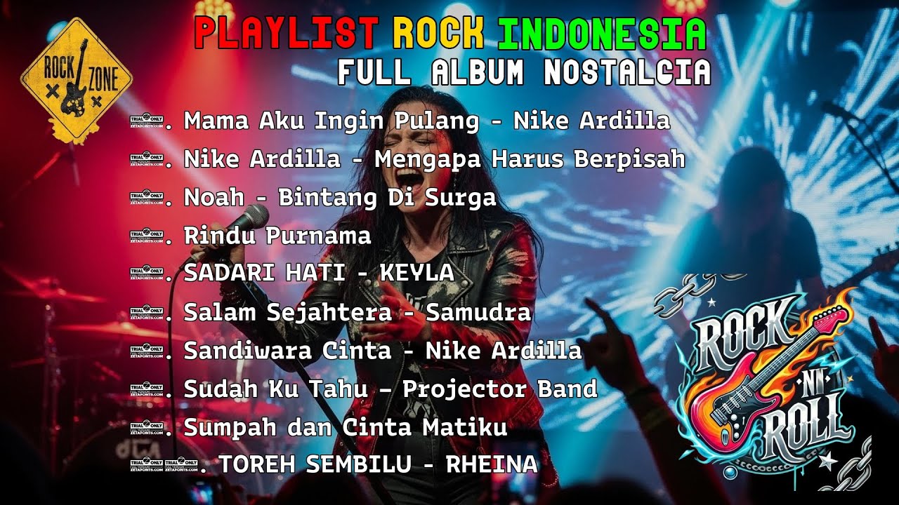 Playlist Rock Indonesia Paling Hits – Kumpulan Lagu Legendaris