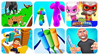 Animal Transform Race, Blob Runner, Tom Hero Dash, Shortcut Run, Pencil Rush 3D, Hit Master Part 13 screenshot 3