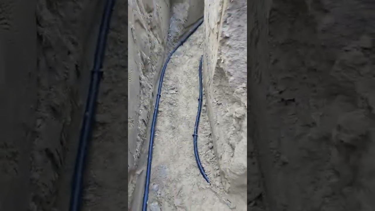 Implantation d'un puits canadien hydraulique