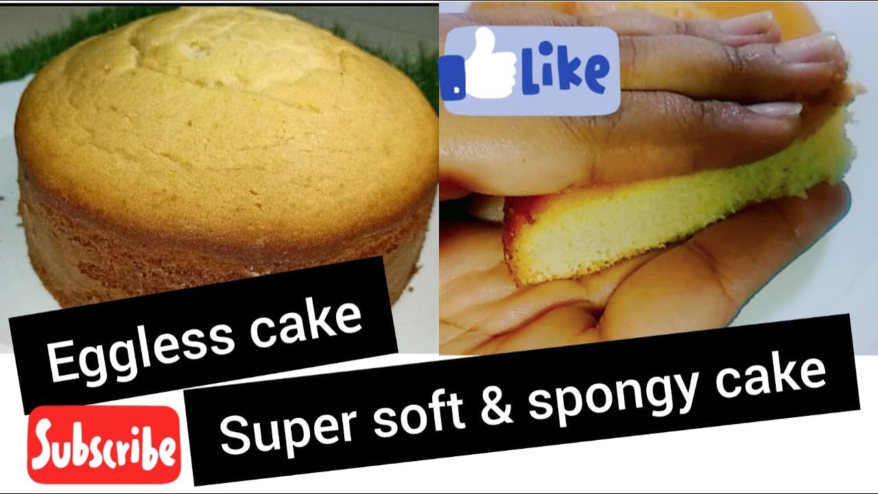 OIL FREE BASIC EGGLESS VANILLA CAKE VIDEO | HOW TO MAKE NO OVEN SPONGE ...