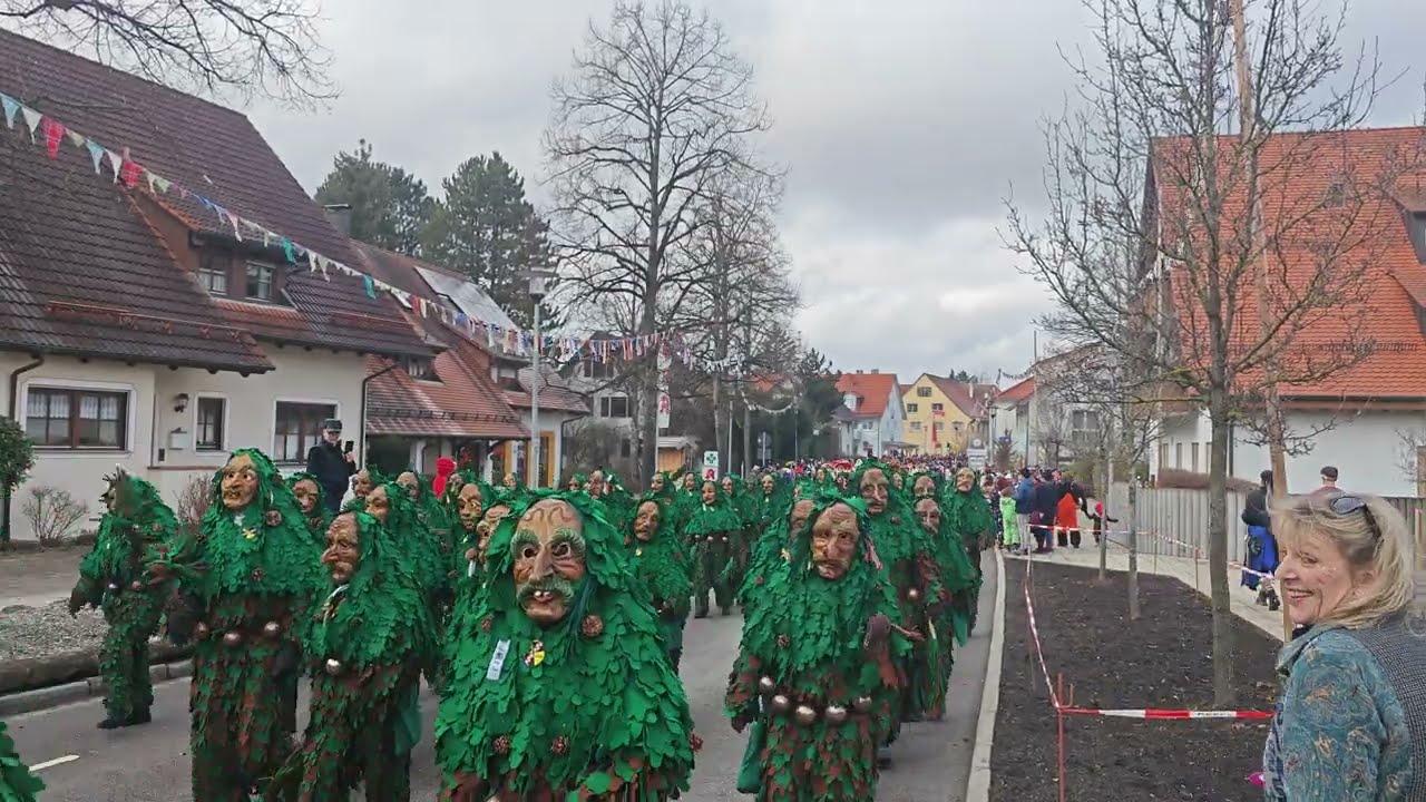 Fasnetsumzug: Gemeinde Bergatreute15.02.2026. Carnival parade: Bergatreute, 02/15/2026.