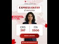 🔴 CAPTION – EXPRESS ENTRY FRENCH DRAW (CRS 397 | 5,500 ITAs)