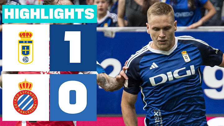 Highlights Real Oviedo vs RCD Espanyol (1-0)