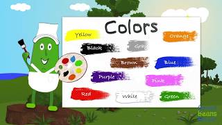 Colors Song | Name the Colors | Green Bean's Music by Green Bean's Music - Children's Channel 8,462 views 3 years ago 2 minutes, 20 seconds