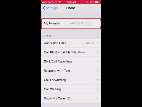 Video: Paano ko mahahanap ang aking numero ng telepono sa aking iPhone XS?