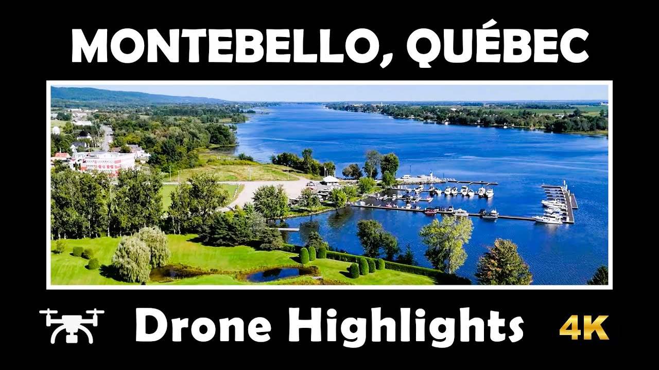 ⚜️ Stunning Aerial Views of Montebello, Québec 🇨🇦 | 4K Drone Highlights with DJI Mini 4 Pro 🚁