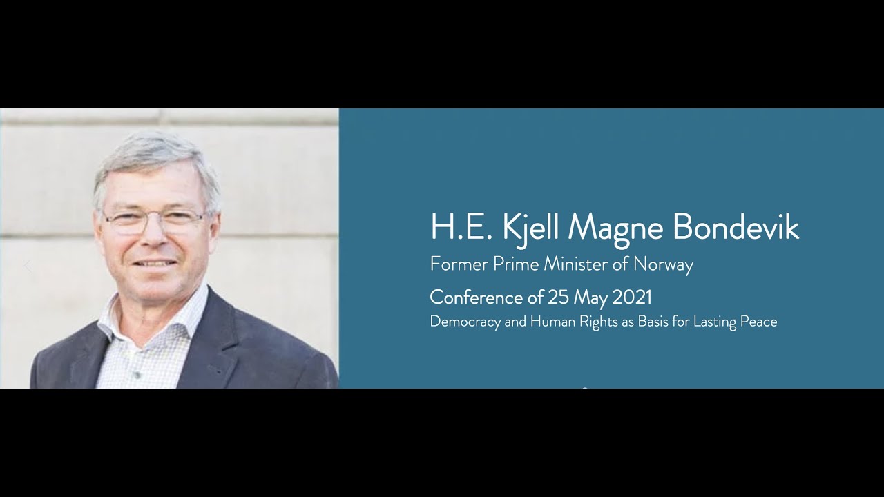Ancien Premier Ministre de Norvège, S.E. Kjell Magne Bondevik