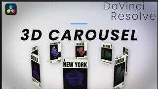 How to create an EPIC 3D Carousel In DaVInci Resolve in no time.