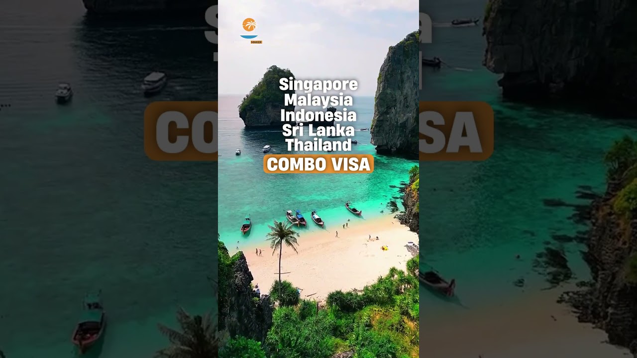 Singapore + Malaysia + Indonesia + Sri Lanka + Thailand Combo Visa #travel #visa #combovisa