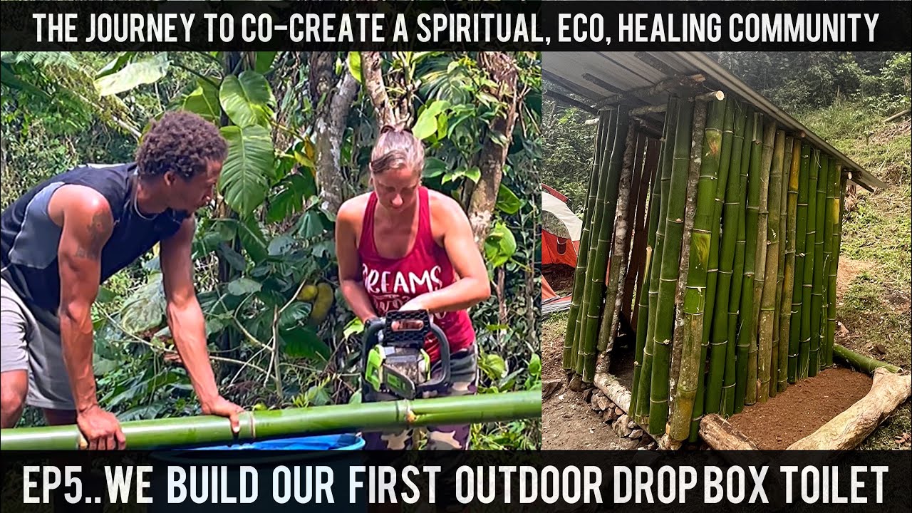 BUILDING OUR FIRST DROP BOX TOILET•The journey to create a spiritual