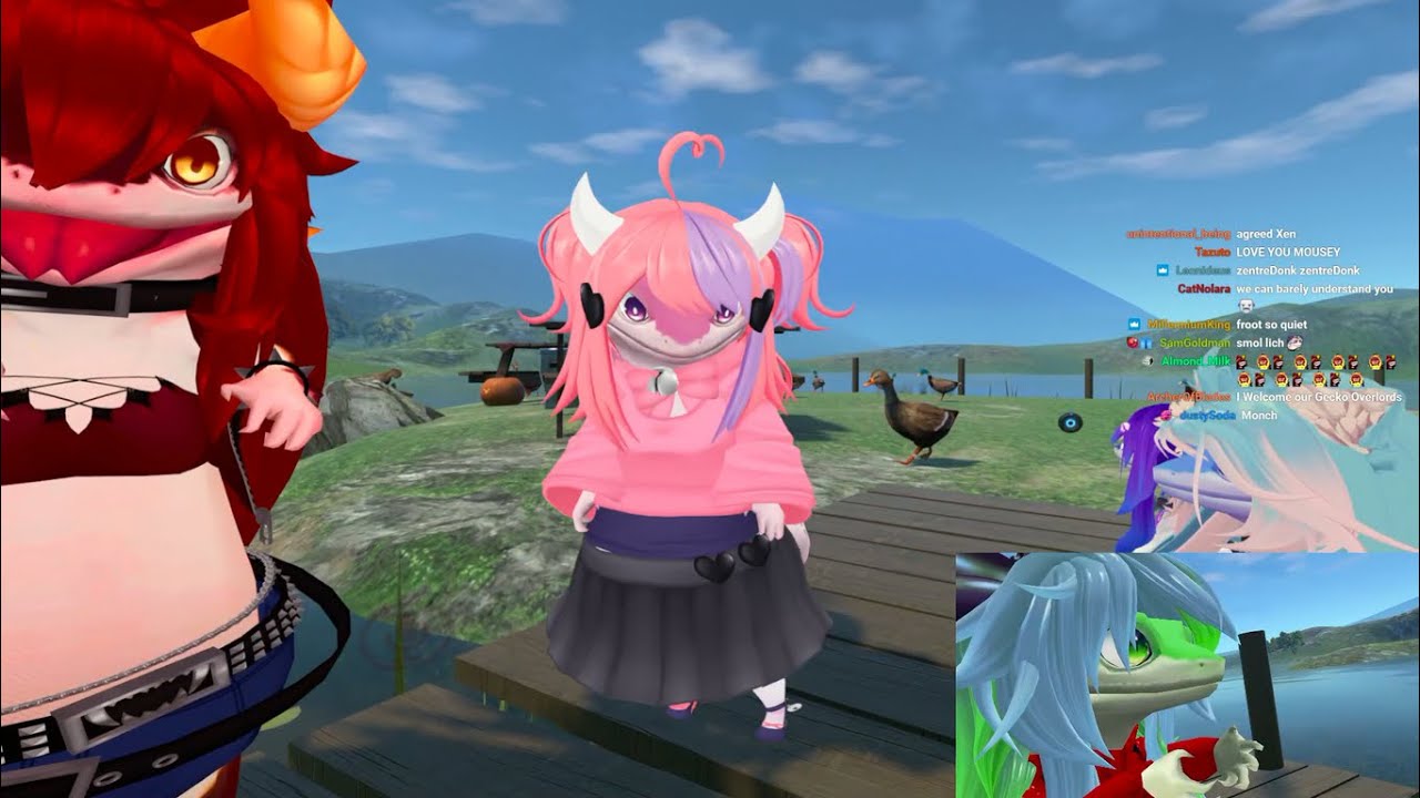 [01.04.22] The Geckos take over! VRchat hang now, more stuff later ...
