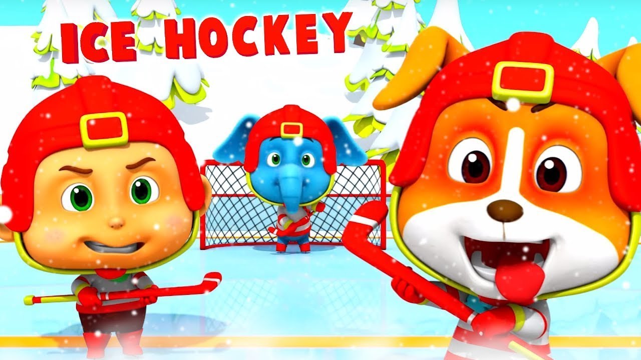 Ice Hockey Cartoons For KIDS Loco Nuts Cartoons YouTube
