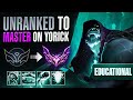 Educational unranked to master with yorick  the best splitpush and farming champion