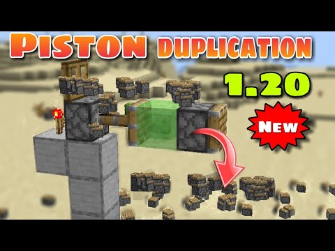 Minecraft 1.20 Easy [ Piston Duplication Glitche ], Working in ...