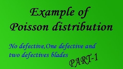 Probability of Poisson distribution using simple steps good example(PART-1)