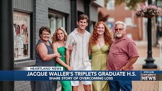 Jacque Waller's triplets graduate high school: Share story of overcoming loss Profile