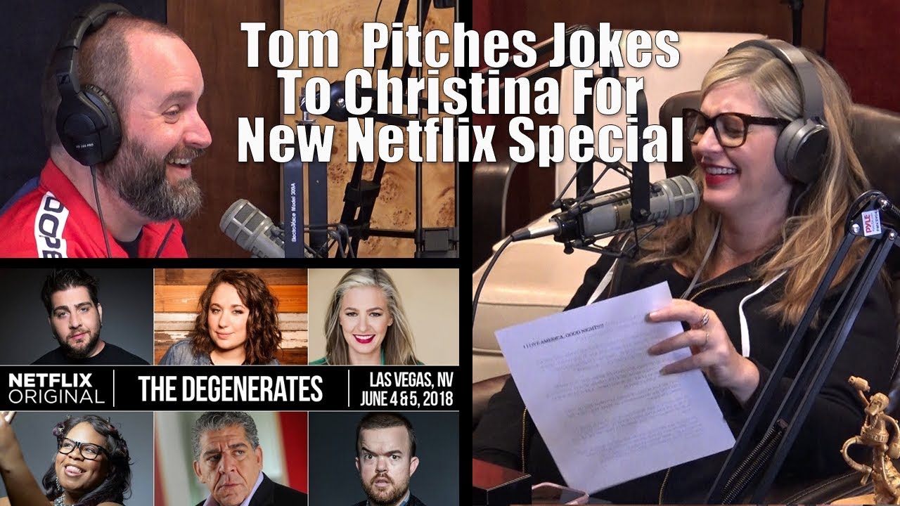 denim on denim fashion Tom Segura Pitches Jokes To Christina P. - YMH Highlight
