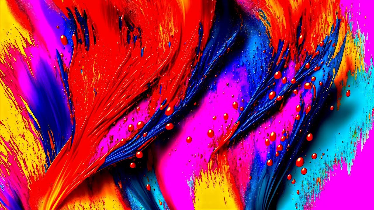 Copyright Free Video VJ Loop Abstract Liquid Background (No Sound
