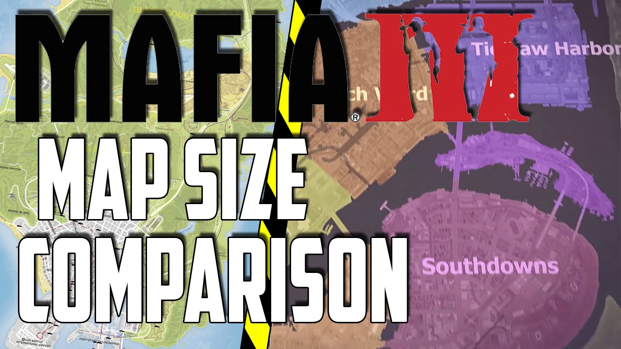 Size comparison of map of GTA 5