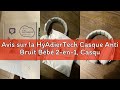 Avis sur la HyAdierTech Casque Anti Bruit Bébé 2-en-1, Casque Anti bruit bebe Voyage, Réglable et Co