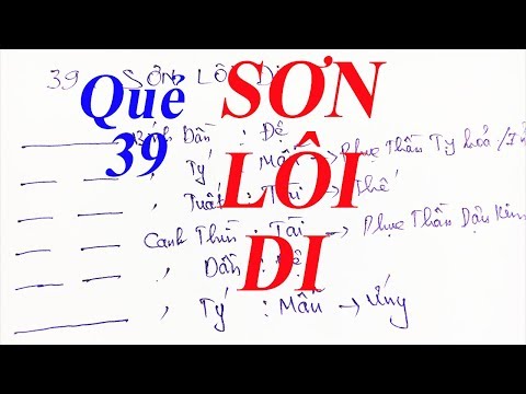 Video Học Kinh Dịch : Quẻ SƠN LÔI DI | Ý nghĩa quẻ dịch số... - youtube