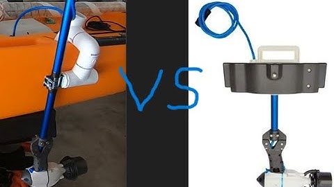 Bixpy motor DIY side mount VS mirage drive mount speed test Hobie Outback Kayak