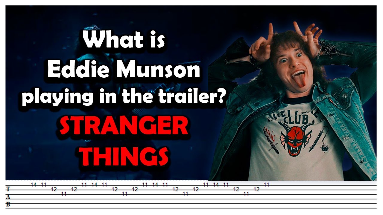 What song does Eddie Munson play on the guitar in Stranger Things