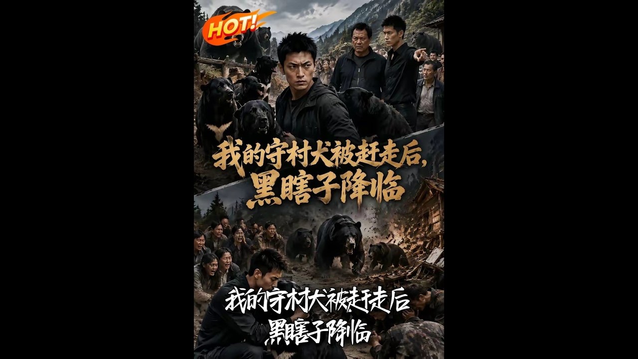 守村犬被趕走後，黑熊群踏平農家樂