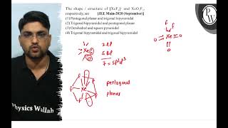 The shape / structure of \( \left[\mathrm{XeF}_{5}\right]^{-} \)and...