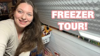 NEW Large Family Freezer Tour! - Giant Freezer Space!