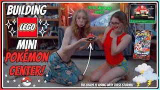 Build and Chill: Building LEGO Mini Pokémon Center & Listening to the Rain!!