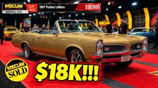 I Found EVERY Car You Can Buy for $18,000 at Mecum!!