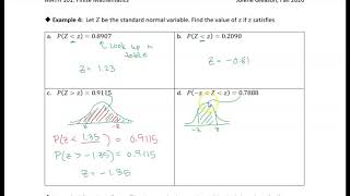 8.5-6 The Normal Distribution and Applications: Example 4