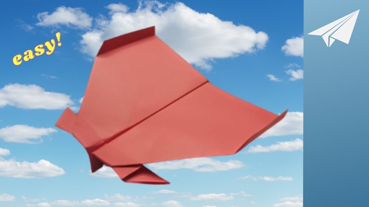 How to make a Best Paper Jet Airplane - YouTube