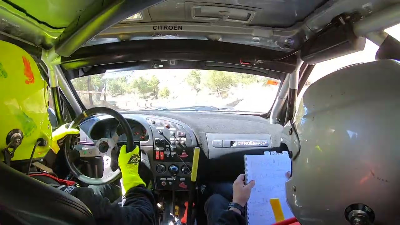 Mario Morillo y David Aguado Citroen Xsara rally sprint librilla 2023 tramo A