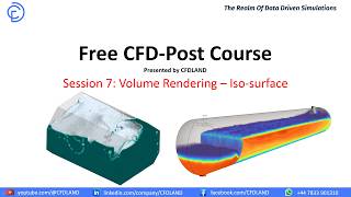 CFD-Post Session 7 | Iso Surface & Volume Rendering for 3D Flow Visualization