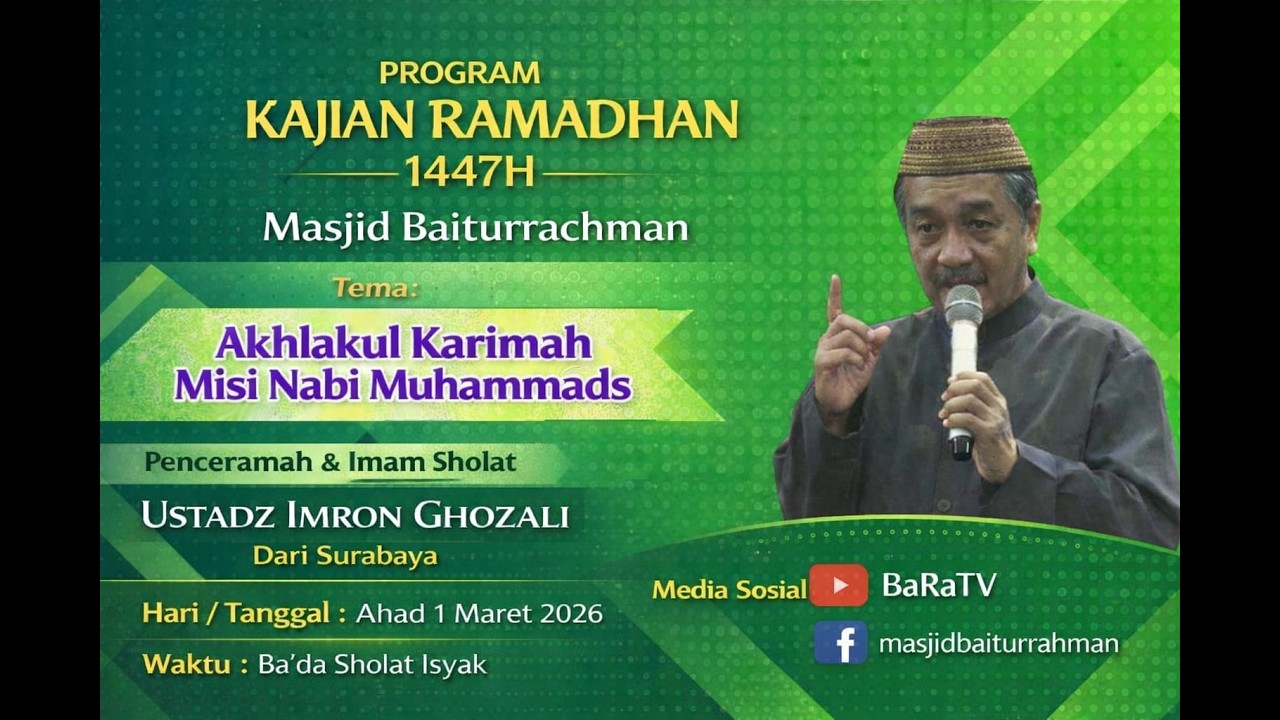 LIVE | Kebahagiaan Menurut Islam I  Ustad. Drs. Choirul Mizan I