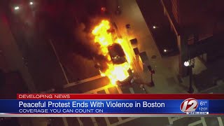 Famous 7 officers injured, 21 police cruisers damaged, about 40 arrested during Boston protest Wealth