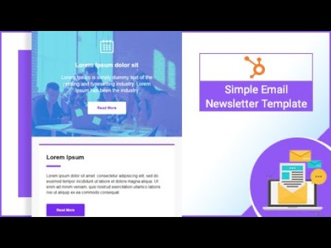 Simple Email Newsletter Template Hubspot Marketplace Trooinbound Youtube