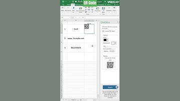 Generate QR Code #shorts #shortvideo #excel #exceltutorial #trending