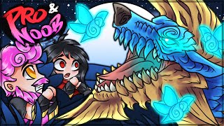 ZINOGRE HAS BECOME THUNDER GOD  - Pro and Noob VS Monster Hunter Rise! #proandnoob #rise screenshot 3