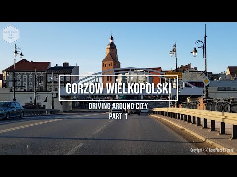 Driving around Gorzów Wielkopolski - Part 1, Poland - 8th March 2021